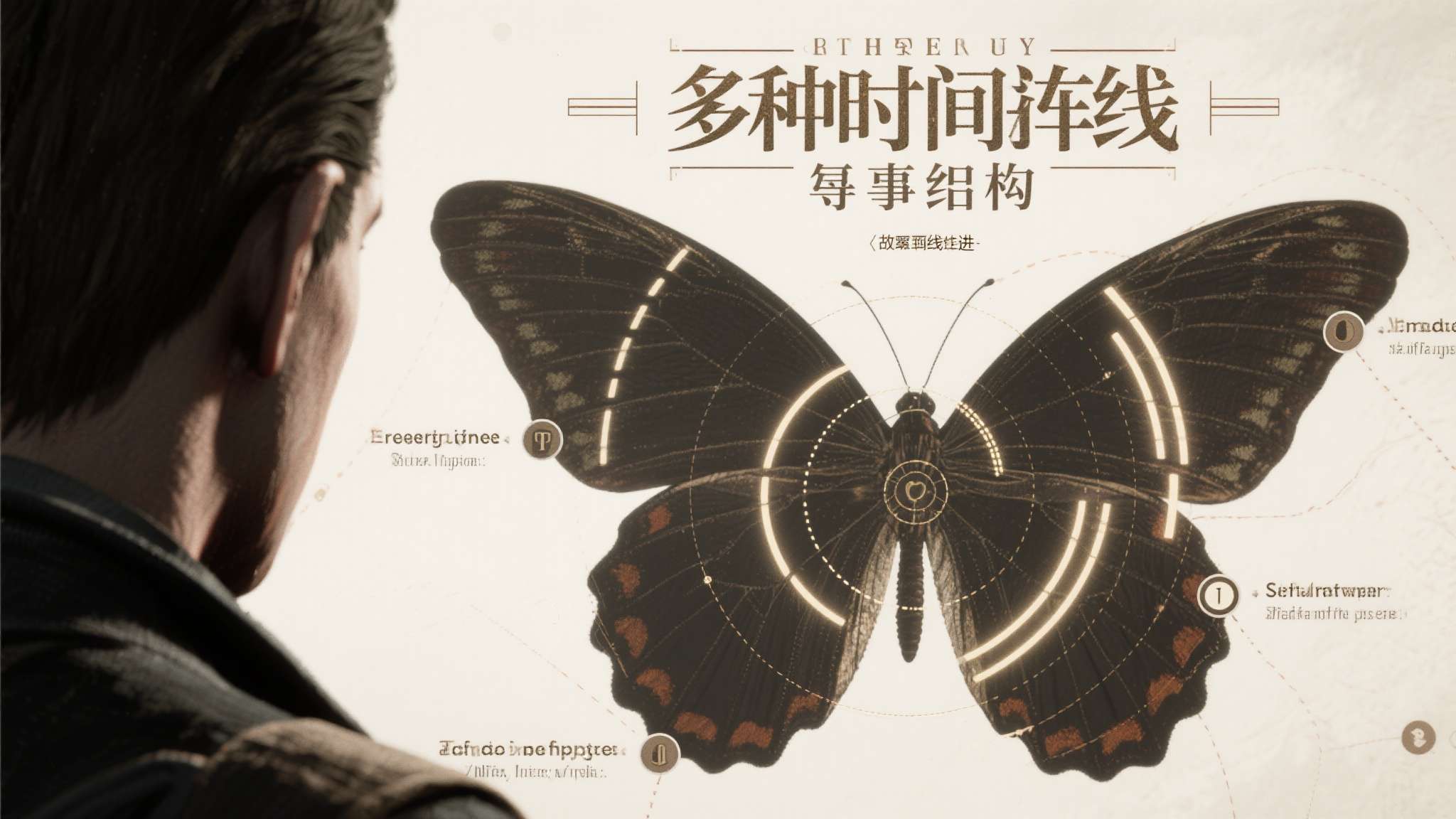 多时间线叙事结构：故事并非单线推进，玩家将在不同时间节点之间穿梭，每个节点的决策