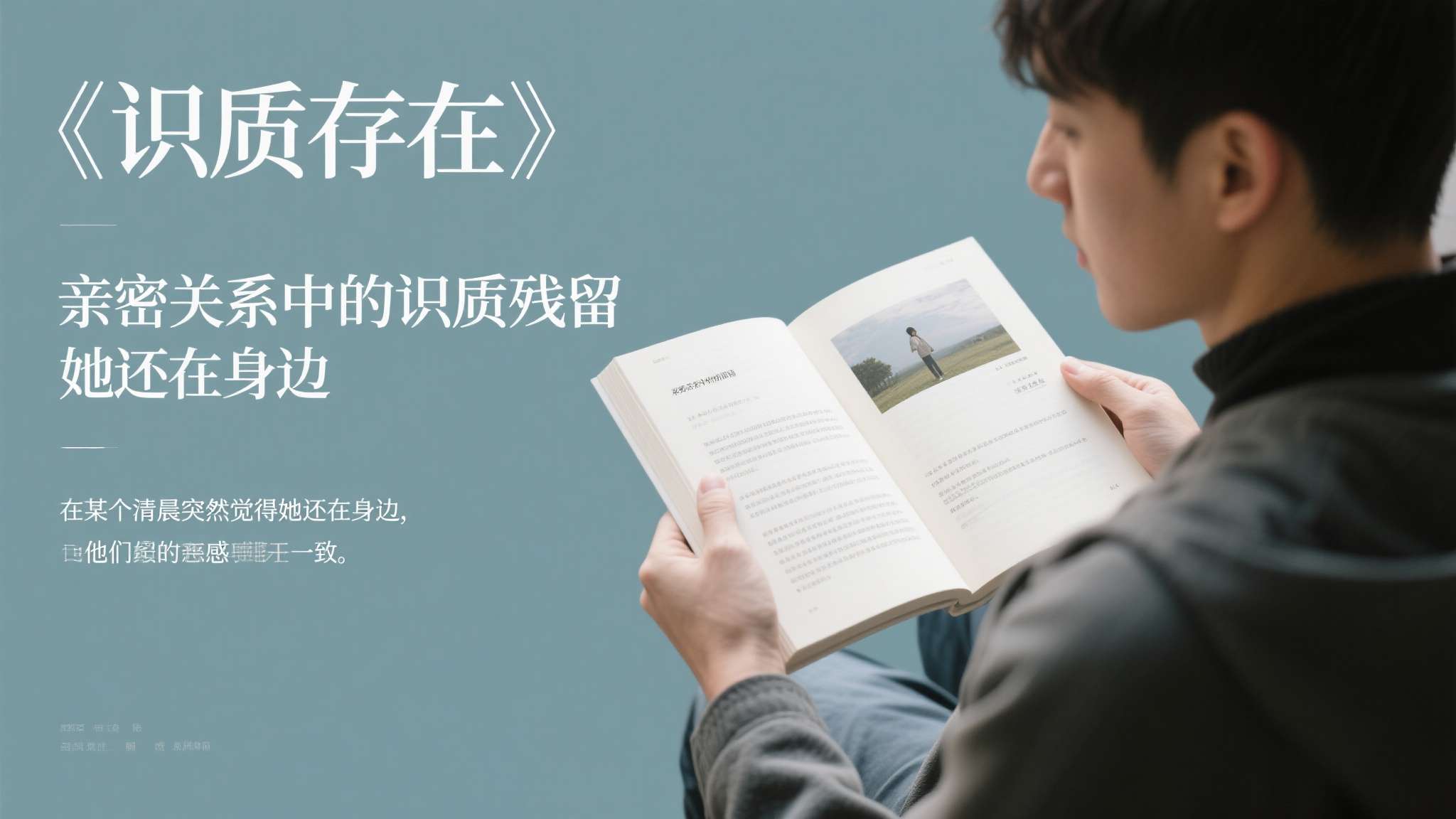 一个偶然的机会，友人将《识质存在》推荐给他。起初他并不相信，只是随手翻阅。 然而